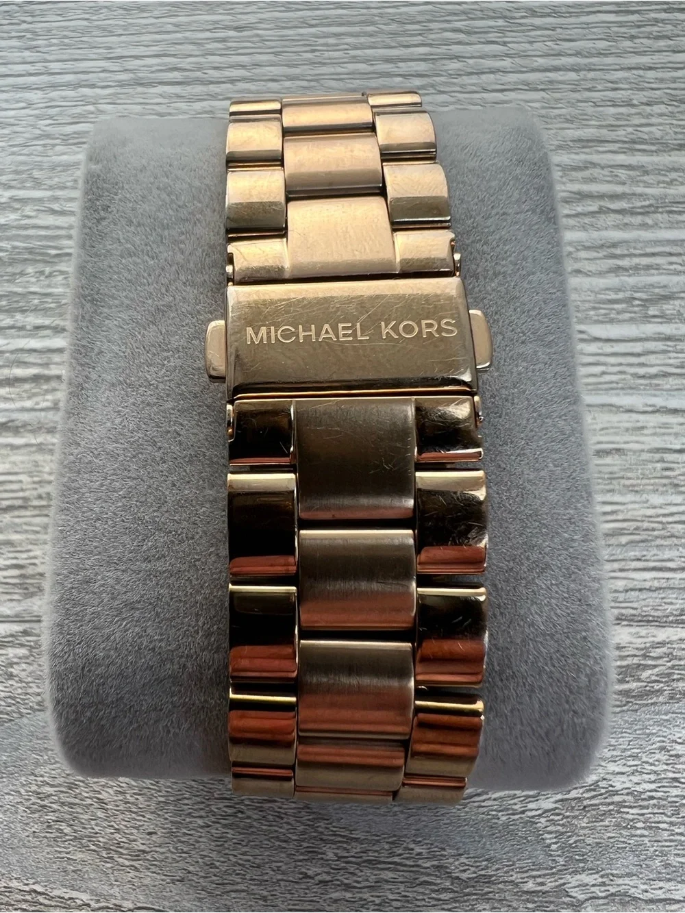 Michael Kors Men's Rose Gold Tone Stainless Bracelet Watch